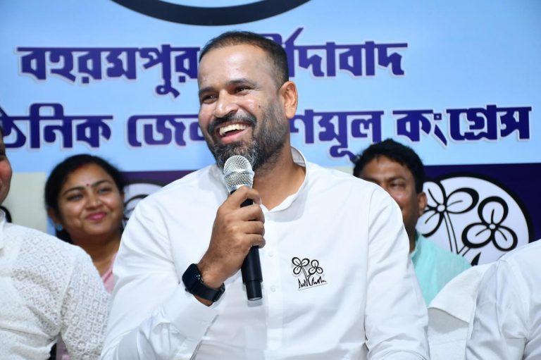 Yusuf Pathan beats Adhir ranjan chowdhury