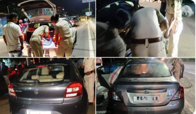 cars seized traffic checking