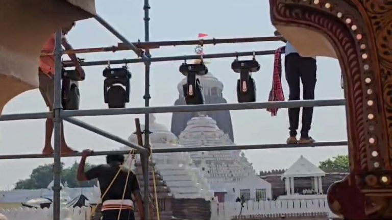 Focus Lights jagannath temple