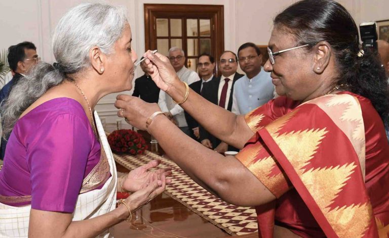 President Droupadi Murmu’s ‘Dahi-Cheeni’ Good Luck Wish To Nirmala Sitharaman On Budget Day