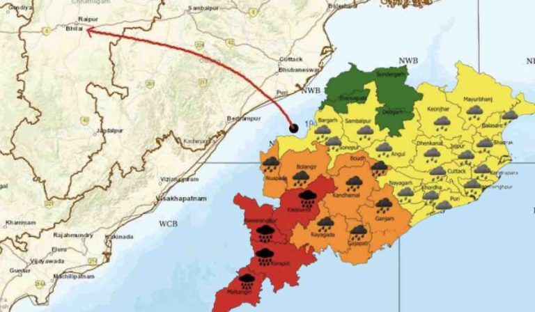 Red Alert: Extremely Heavy Rain Likely In Odisha Today, IMD Warns Of Flash Flood, Squall@65kmph