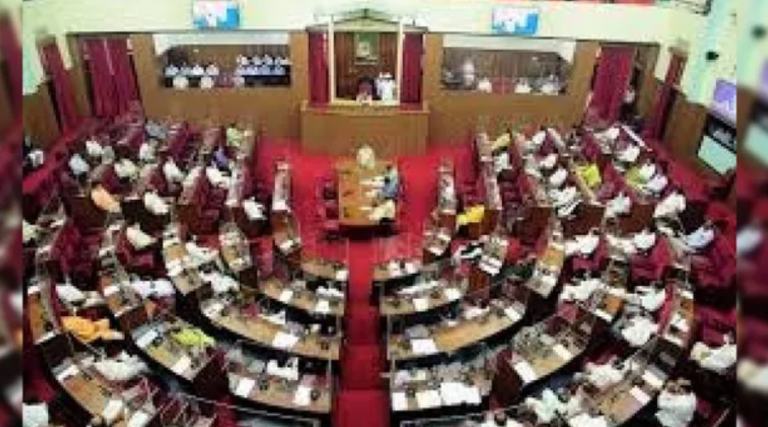 Ruckus in Odisha Assembly: Congress MLA Tara Bahinipati Climbs Speaker’s Podium, Throws Book