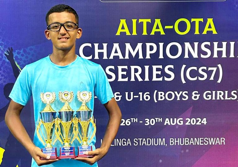 AITA-OTA Championship Series: Odisha’s Aahaan, Shazfa Bag CS Triple Crowns