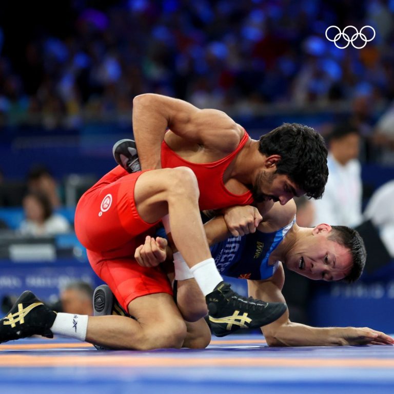 Aman sehrawat in semifinals