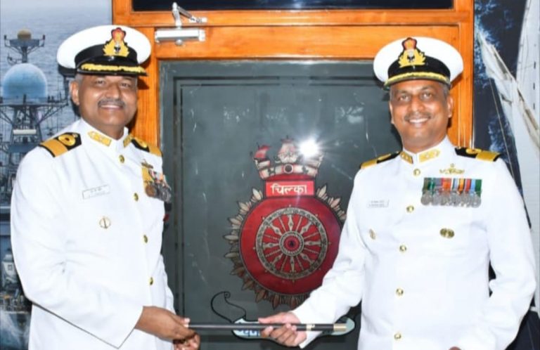 B Deepak Aneel New Commanding Officer Of INS Chilika