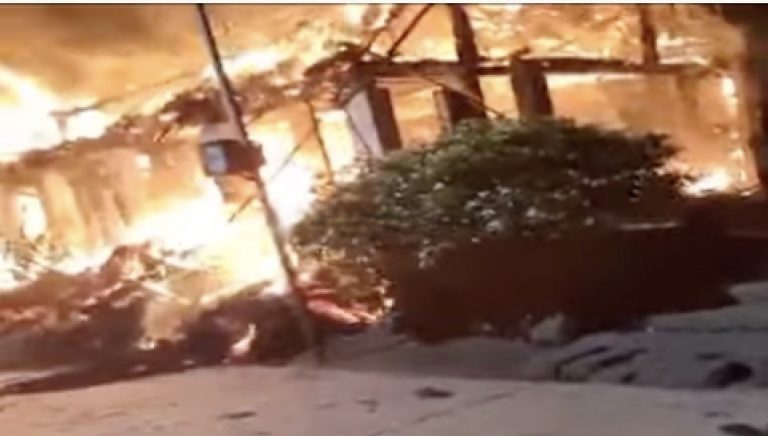 One Critical As Massive Fire Devours Several Houses In Odisha’s Satyabadi