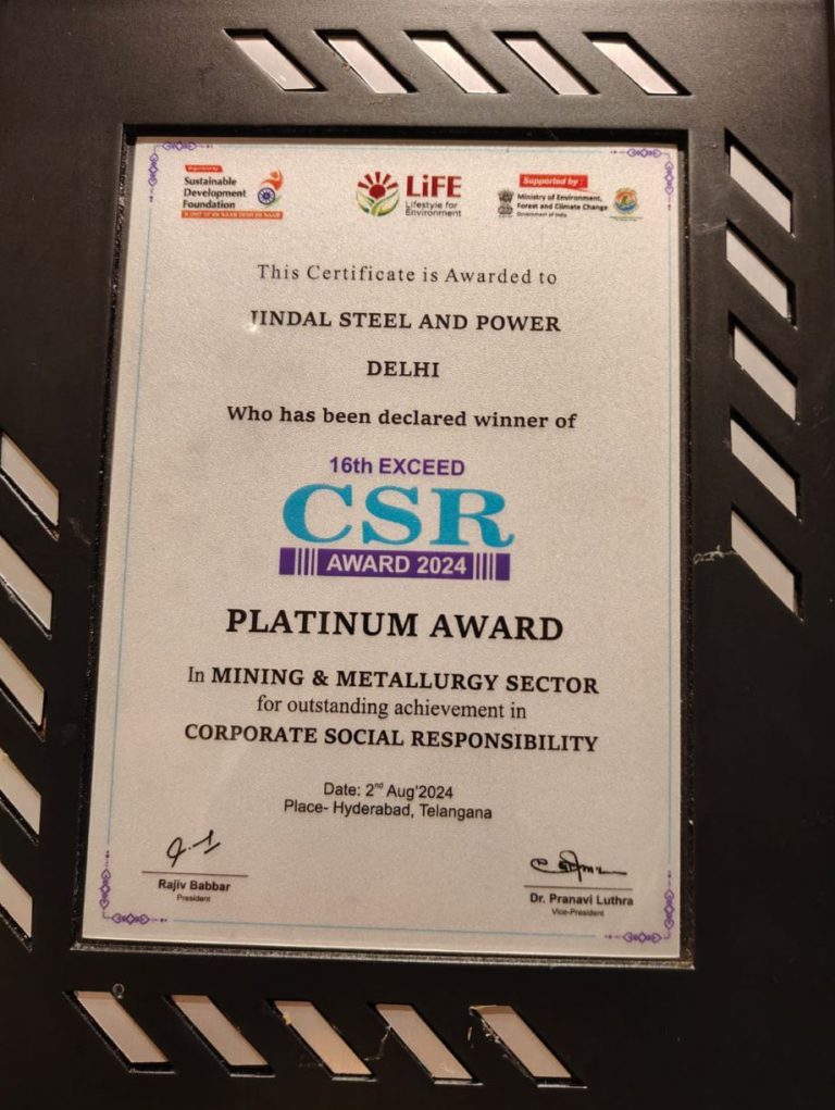 JSP CSR award