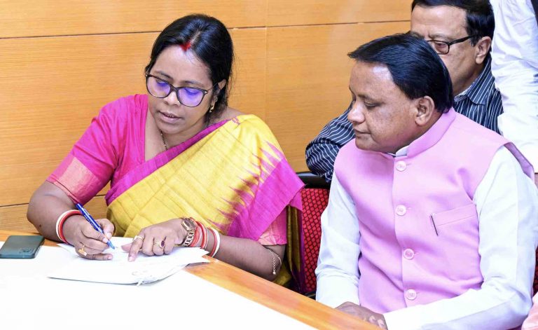 Ex-BJD MP Mamata Mahanta Files Nomination, Set To Return To Rajya Sabha From BJP