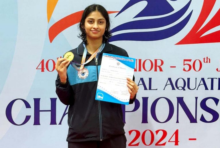 Mannata Mishra Wins 1st-Ever Gold For Odisha In National Junior Aquatic Championship