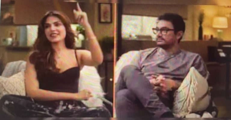 An Emotional Aamir Khan Lauds Rhea Chakraborty’s Courage In Her Show ‘Chapter 2’