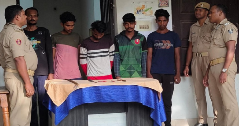 Armed Dacoity Bid Foiled As Police Arrest 5 In Bhubaneswar