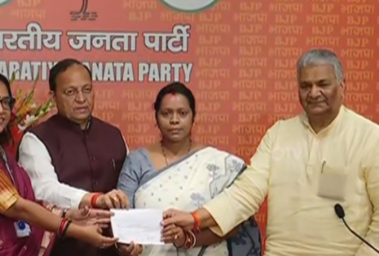 BJP Names Ex-BJD MP Mamata Mahanta As Candidate For RS Bypoll In Odisha