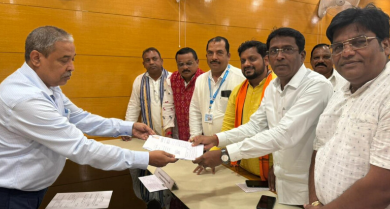 Another BJP Leader Jagannath Pradhan Files Nomination For Rajya Sabha Bypoll From Odisha