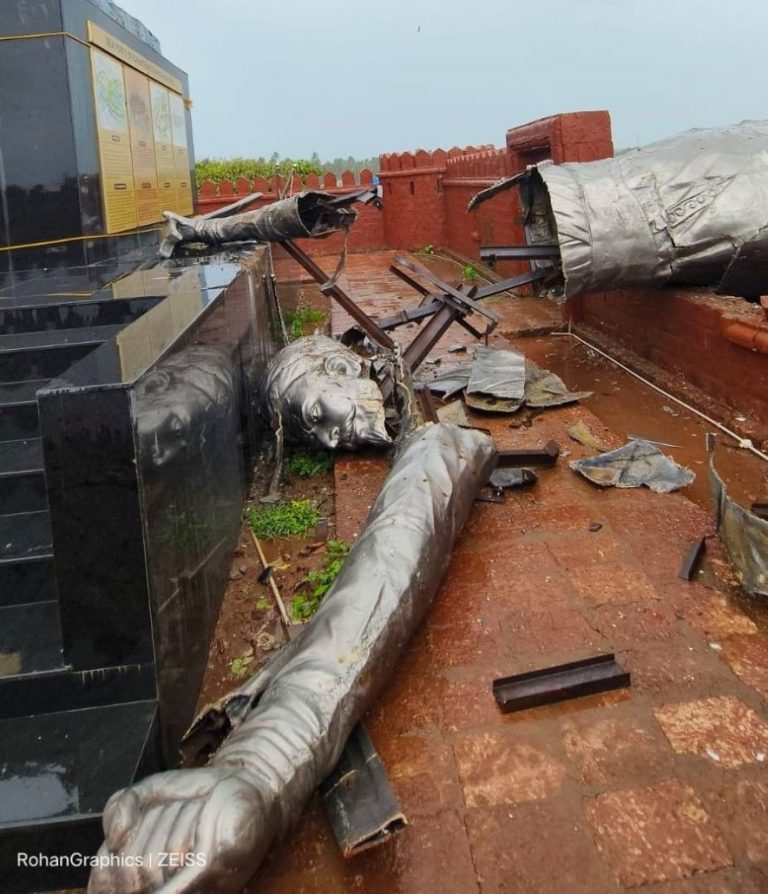Shivaji statue collapse
