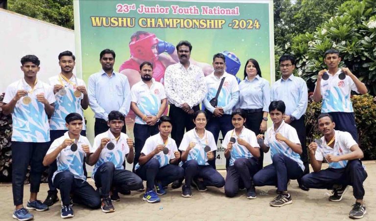 Junior National Wushu: Odisha Bag 2 Gold, 1 Silver & 9 Bronze