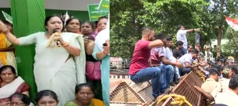 Odisha Police Station Scandal: BJD, Congress Stage Protests In Bhubaneswar, President’s Intervention Sought