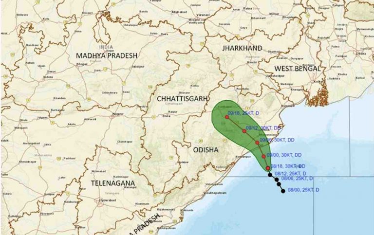Deep Depression To Cross Odisha Coast Near Puri By Noon Today; Check Rain & Wind Warnings