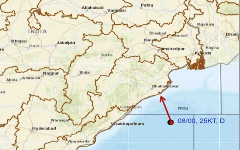 Depression Over Bay To Intensify Further Moving Towards Odisha-Bengal Coasts