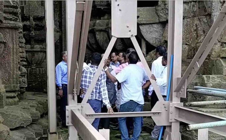 ASI Team Visits Konark Sun Temple In Odisha To Review Sand Evacuation Status