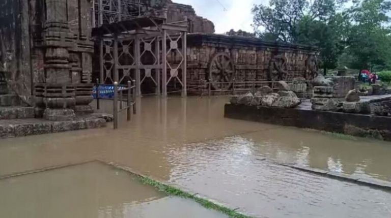 Konark Sun Temple In Odisha Again Hit By Waterlogging After Heavy Rain