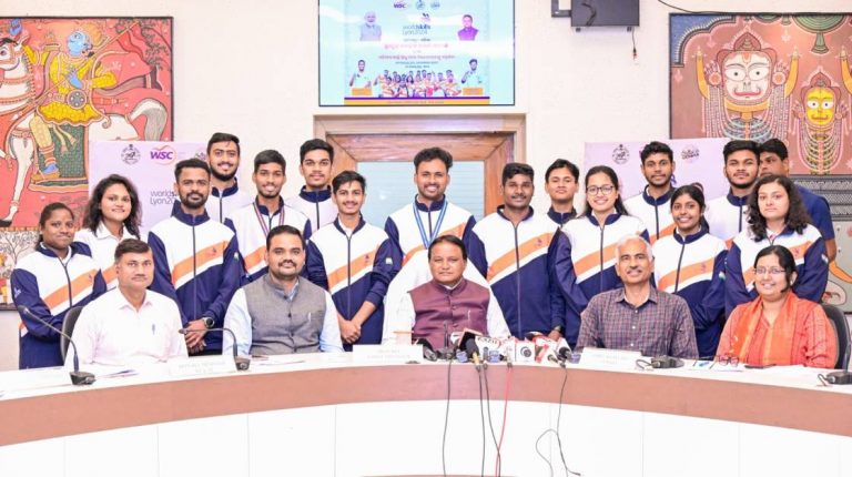 Odisha CM Mohan Majhi Felicitates Participants Of World Skill Competition 2024