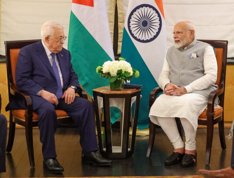 Modi Meets Palestinian Prez, Expresses ‘Deep Concern’ Over Gaza