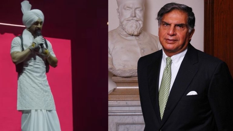 [Watch] Diljit Dosanjh Pauses Concert To Pay Tribute To Ratan Tata