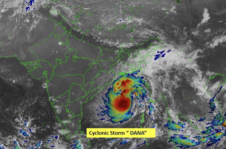 Cyclone ‘Dana’ Takes Shape In Bay Of Bengal 560Km Away From Odisha’s Paradip