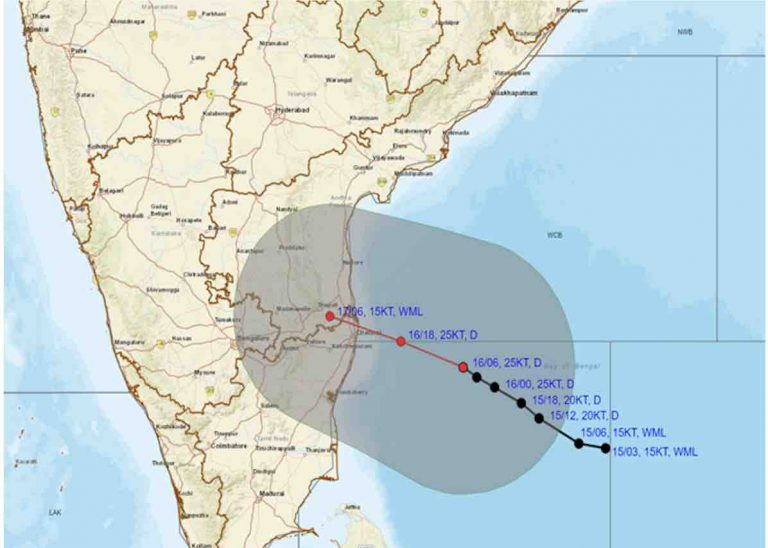 Cyclonic Depression To Cross Coast Near Chennai Tomorrow Morning; Check Forecast For Odisha