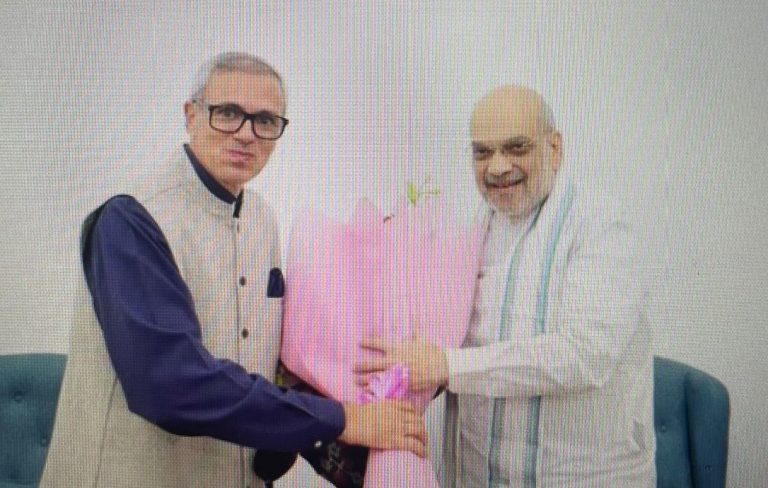 Amit Shah Assures Omar Abdullah Of J&K Statehood