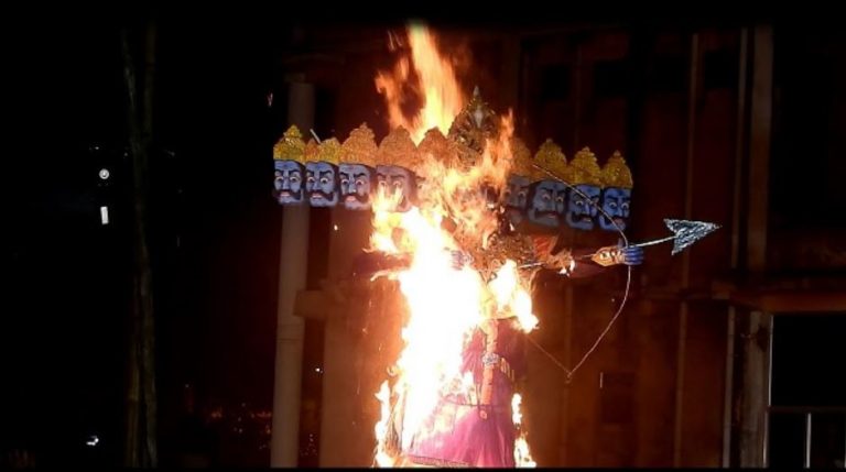 Ravan Podi At Seven Places In Bhubaneswar This Year