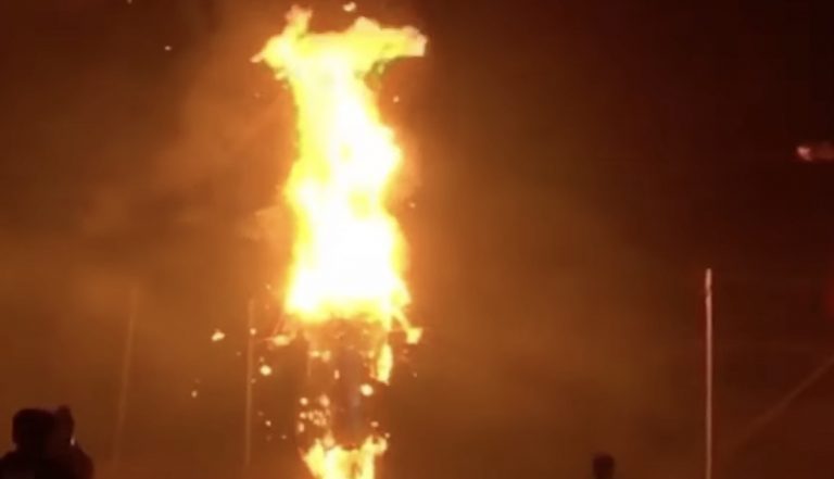 Youth Suffers Burns During ‘Ravana Podi’ In Odisha’s Rourkela