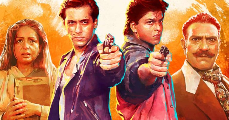 Salman And Shah Rukh Announce The Re-Release Date Of ‘Karan Arjun’