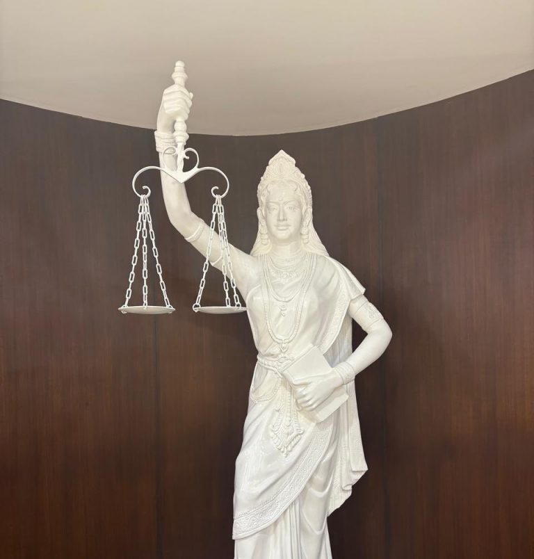 Law Is Not Blind: Now, Blindfold Off Lady Justice Statue In Supreme Court