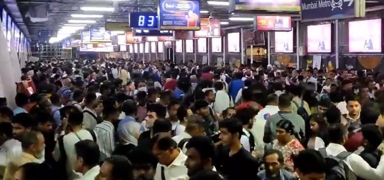 About 9 Injured In Stampede At Bandra Terminus In Mumbai