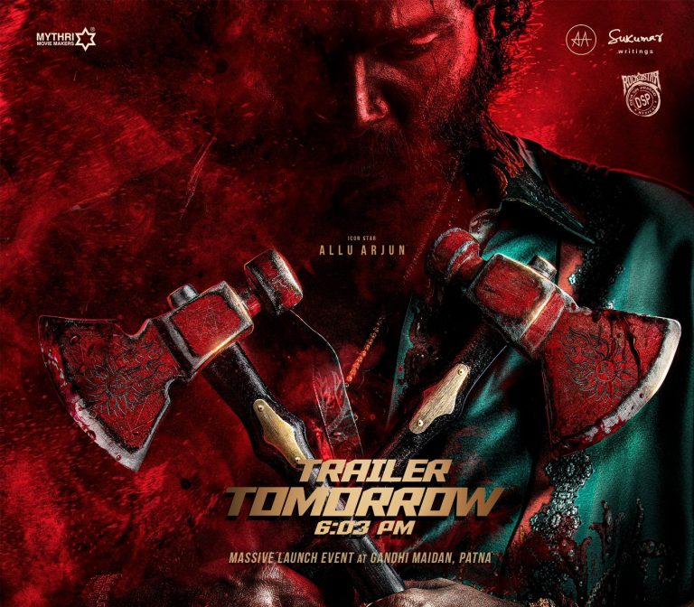 Allu Arjun Shares Poster To Announce Trailer Launch Of ‘Pushpa: The Rule’