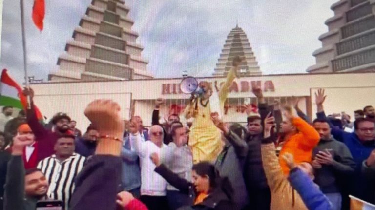 Police Give Clean Chit To Canadian Cop Seen In Brampton Temple Attack Video