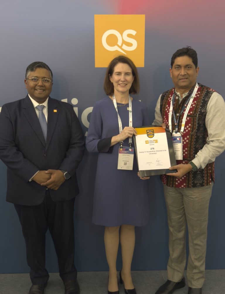 SOA progress in QS rankings