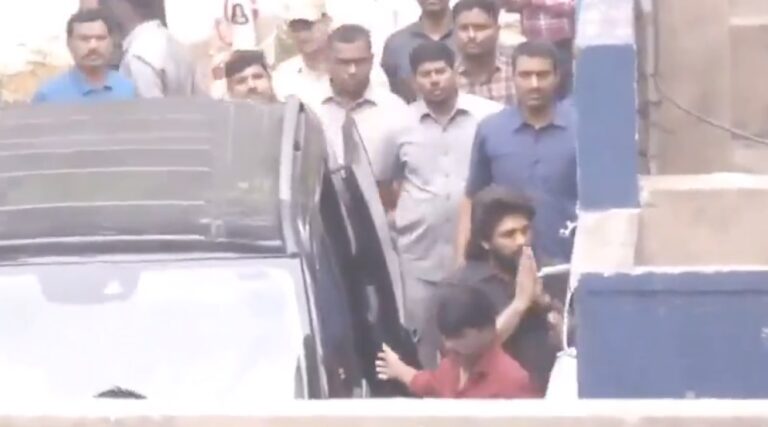 Pushpa 2 Stampede Case: Allu Arjun Appears Before Hyderabad Police For Questioning