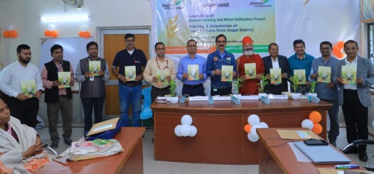 Jindal foundation's Natural Farming & Millet Cultivation project
