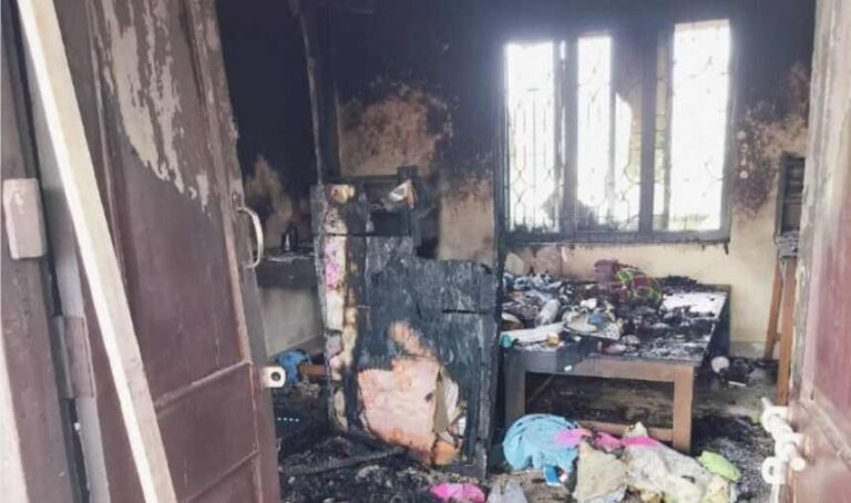 Major Fire Breaks Out In Ladies Hostel Of Berhampur University In Odisha’s Ganjam