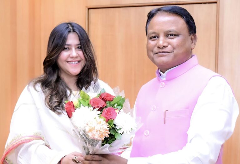 Ekta Kapoor Meets CM Mohan Majhi After Odisha Declares ‘The Sabarmati Report’ Tax Free