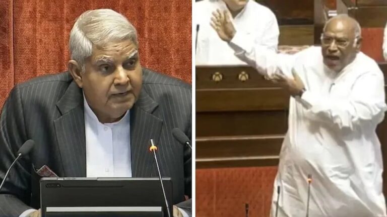 Mallikarjun Kharge slams Jagdeep Dhankhar