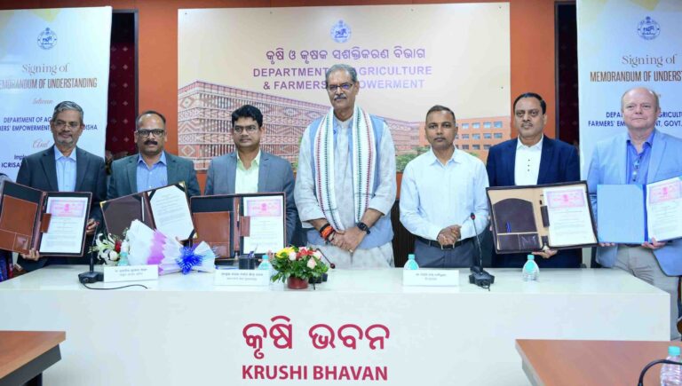 Odisha Govt Signs MoU With 5 Institutions On Rice Fallow Land Management
