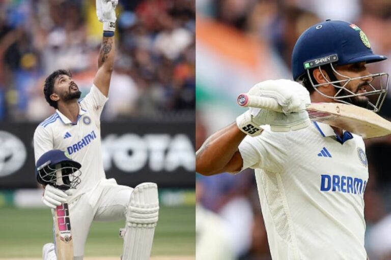 Nitish Reddy celebrations