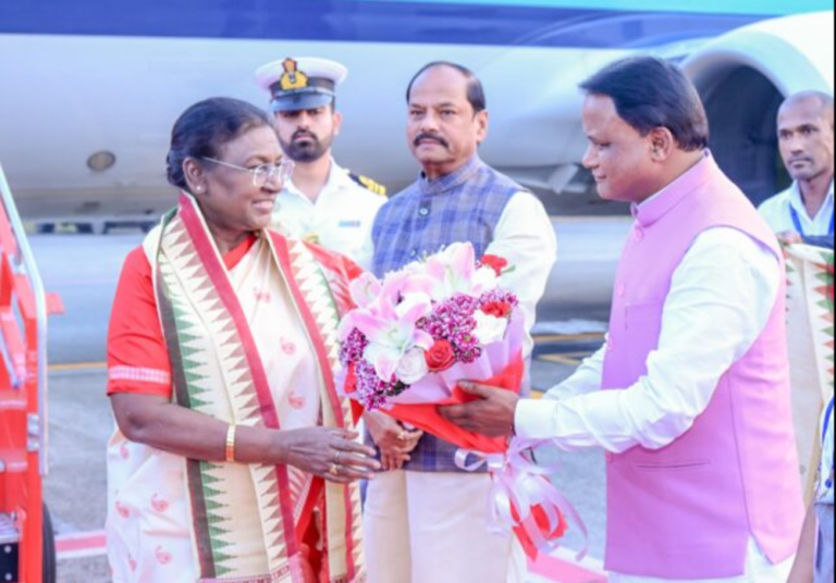 President Droupadi Mumru Arrives In Bhubaneswar On 5-Day Odisha Visit