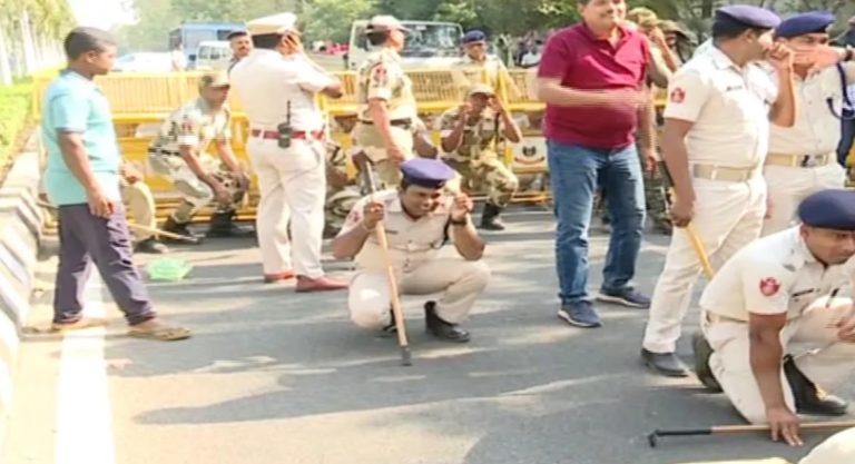 Odisha Congress Workers Face Bee Attack During Protest At Bishnupada Sethi’s House In Bhubaneswar