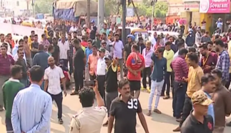 Dispute Over Cricket Match Causes Traffic Jam Amid Road Blockade In Bhubaneswar