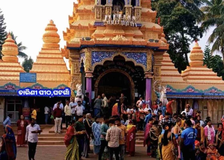 Woman Devotee’s Saree Catches Fire At Ghatagaon Tarini Temple In Odisha