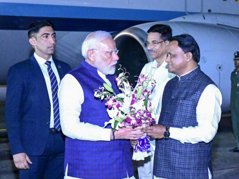 PM Modi Reaches Bhubaneswar, To Attend Pravasi Bharatiya Divas Tomorrow